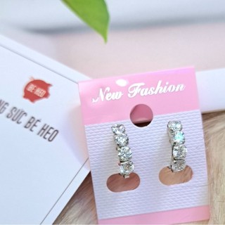 Bông tai inox khoen không đen không gỉ Trang sức Bé Heo