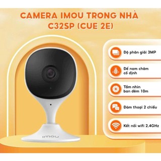 Camera IP Wifi IMOU C22EP, C32EP | C32SP Trong Nhà Góc Rộng, Đàm Thoại 2 Chiều - TRANGIATELECOM
