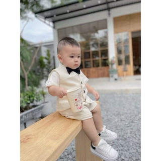 Set vest hoàng tử bé trai lịch lãm – chuẩn soái ca nhí