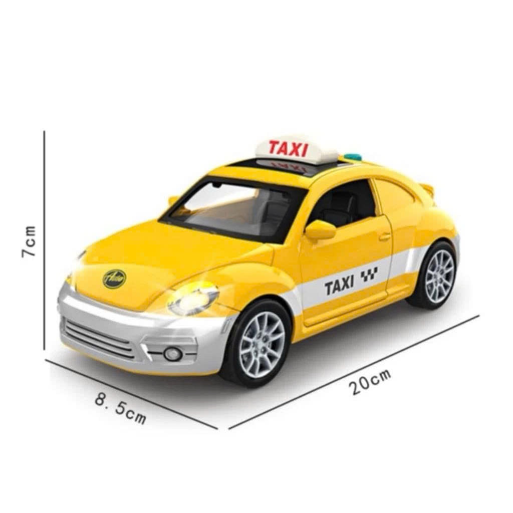 Mô Hình Xe Ô Tô Taxi Đồ Chơi Cho Bé Có Đèn Âm Thanh Mở Được Cửa Chạy ...