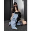Giày Boots Cao Gót Mũi Nhọn Đinh Tán Kiểu Âu Mỹ Hàng Hot Girl Đế Cao 8cm