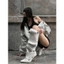 Giày Boots Cao Gót Mũi Nhọn Đinh Tán Kiểu Âu Mỹ Hàng Hot Girl Đế Cao 8cm