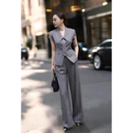 Set vest phối cà vạt cổ thời thượng – Công sở, dạo phố – Bộ quần áo nữ – Tôn dáng, che khuyết điểm  [VT24197] — ảnh 2