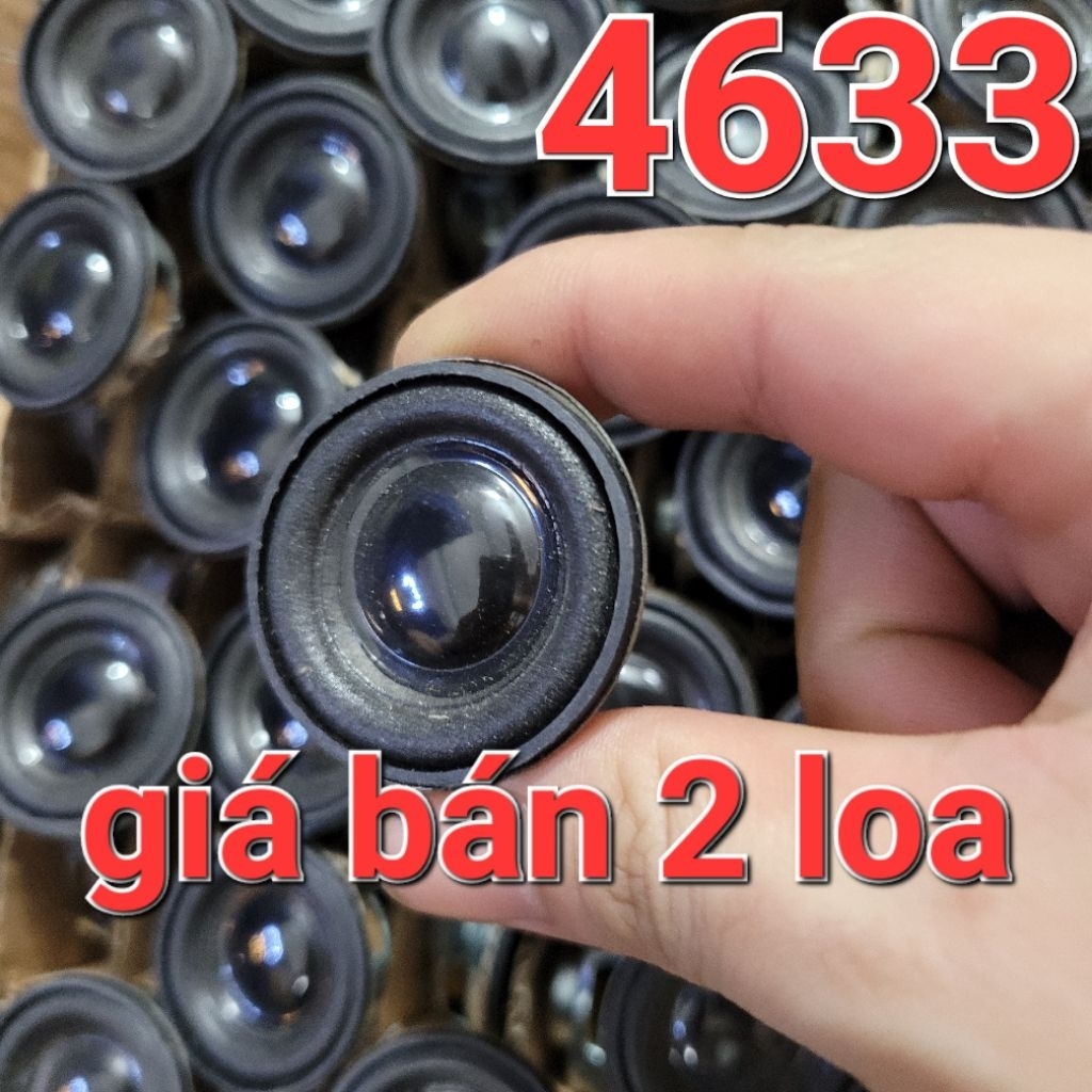 loa tròn toàn dải 4cm 4ohm 3w loa mới (giá bán 2 loa) | Shopee Việt Nam