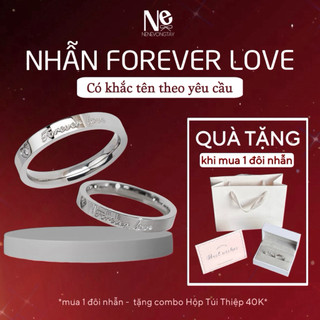 Titanium Steel Couple Rings, engravable by nene.storeee