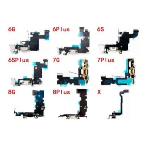 Cụm Cáp Chân Sạc iP 6/6s/6p/6sp/7/7p/8/8p/X/XR/XS/XSM.Hàng Mới 100%,Thay Thế Linh Kiện Cũ