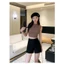 Quần Short Đen Nữ Basic Dáng Chữ A Lưng Cao Kéo Khóa Sau - Short Dance