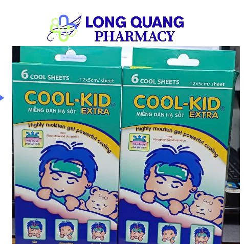 MIẾNG DÁN HẠ SỐT COOL-KID EXTRA - LÀM MÁT + HẠ SỐT+ GIẢM ĐAU RĂNG 💦💦💦💦💦💦💦