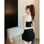 Đầm Quây Body Cúp Ngực Ôm Sát Tôn Dáng Phối Xếp Ly Tầng Trơn