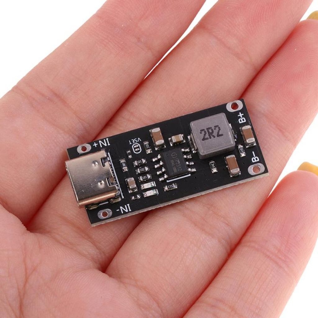 Mạch sạc pin lithium 1S 3A IP2312 type-C Điện áp 4,2v/4,35v | Dòng sạc 3A |