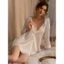 SX850 – Áo sơ mi nữ mặc ngủ dáng dài đuôi tôm sexy quyến rũ chất vải lụa satin mềm thoáng mát