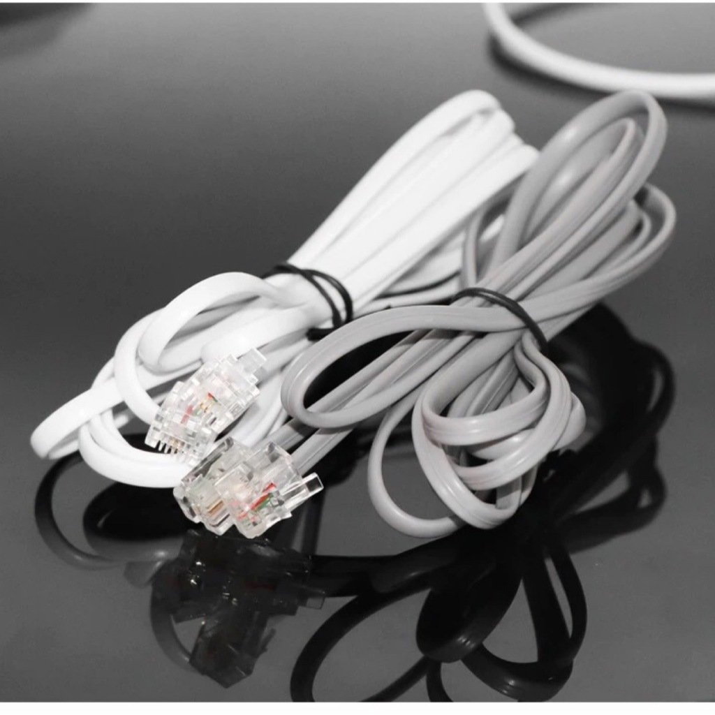 Dây tín hiệu điện thoại RJ11 /RJ9 4 lõi bấm sẵn 2 đầu | Shopee Việt Nam