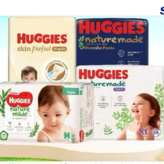 TÃ QUẦN HUGGIES MEGA SKIN CARE/ HUGGIES NATURE MADE Mẫu mới