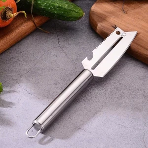 Dao 2 Lưỡi Inox, Dao Inox Bào Gọt Củ Quả Đa Năng