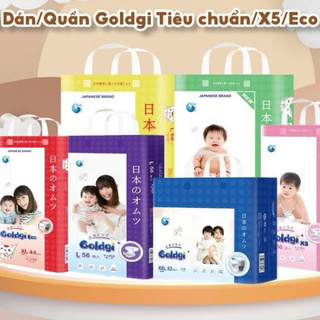 [GIÁ TỐT] Bỉm quần/dán Goldgi+/X5/Eco Nhật Bản đủ size
