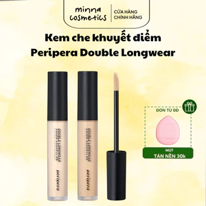 Kem Che Khuyết Điểm Peripera Double Longwear Cover Concealer Siêu Bền Màu