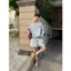 QUẦN SHORT NỈ CUA 400GSM THÊU LOGO 2D "CHAMPION SS25" WONDERSTU - UNISEX