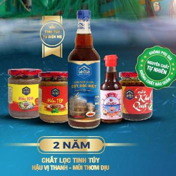 Nước Mắm Cá Cơm Cốt Đặc Biệt Lê Gia 40N