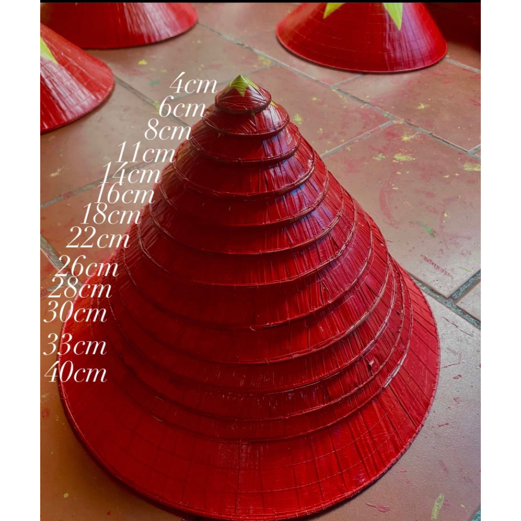 ( Hỏa Tốc - giảm giá 50%)Nón sơn nón sao vàng 2 vòng, Nón lá trang trí kèm dây nón , Nón người lớn, Nón cho bé