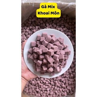 Gà Viên Mix Khoai Môn Hỗ Trợ Đường Ruột, Cung Cấp Chất Xơ, Làm Đẹp Lông Da Cho Mèo, Chó