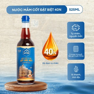 Nước Mắm Cá Cơm Cốt Đặc Biệt Lê Gia 40N