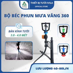 Combo 10 bộ phun mưa văng kèm dây và que cắm - Chất liệu nhựa cao cấp - Lắp đăt nhanh chóng tiện lợi