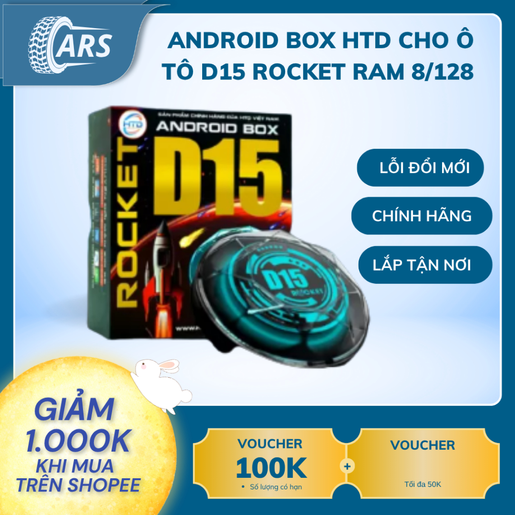 Android Box HTD Cho Ô Tô D15 Rocket | Ram 8/128 | Bảo Hành 3 Năm ...