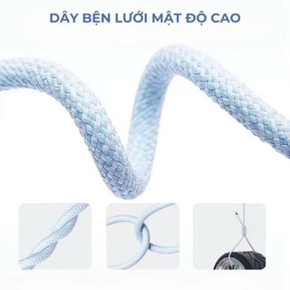 Cáp Sạc Nhanh IP 20W Dây Dù Bọc Silicon 1M 2M Cổng Sạc Typec - L, C-L, Tương Thích IP 7,8,11,12,13,14 Plus Pro Max