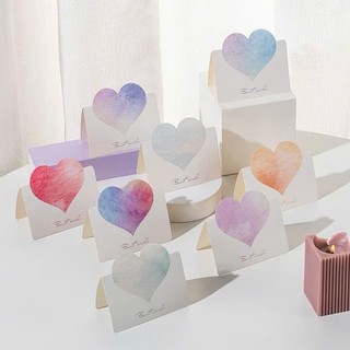Thiệp Chúc Mừng Ghi Tay Hình Trái Tim, Thiệp Ghi Tay Quà Tặng YiYihome