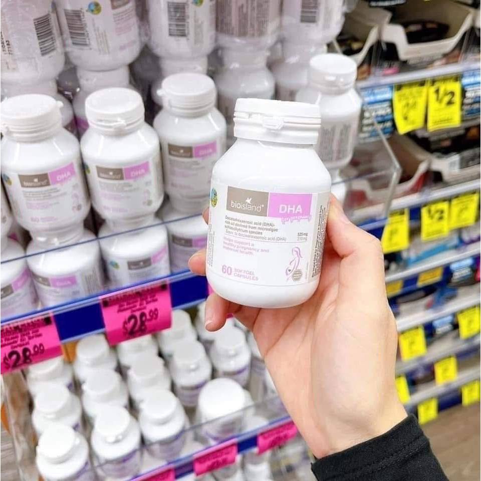 Viên uống bổ sung DHA cho mẹ bầu Bioisland chính hãng Úc 60 viên