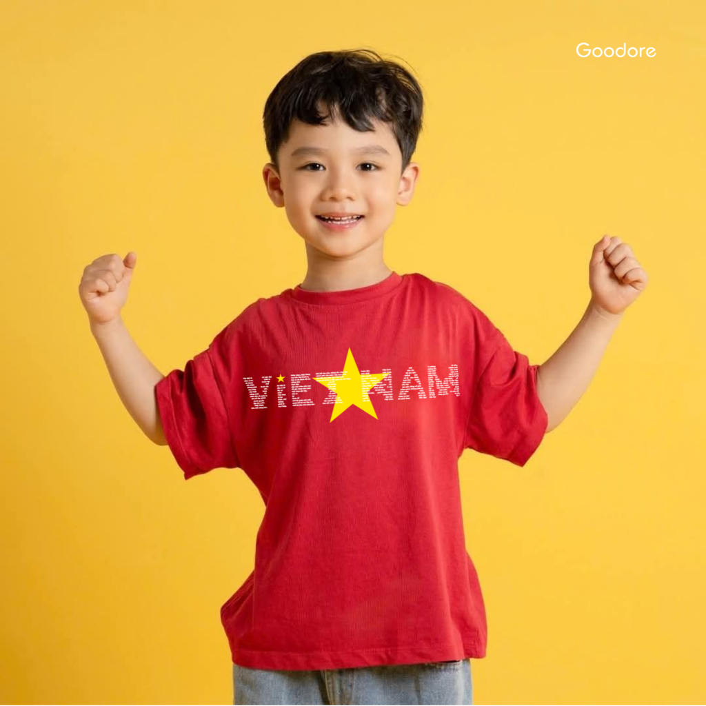 Áo thun Oversize cotton unisex nam nữ Goodore BST Tết Độc Lập mẫu Tuyên Ngôn thoáng mát năng động