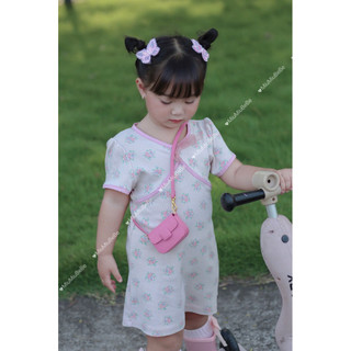 Set 2 kẹp bướm ren 2 tầng tiểu thư cho bé