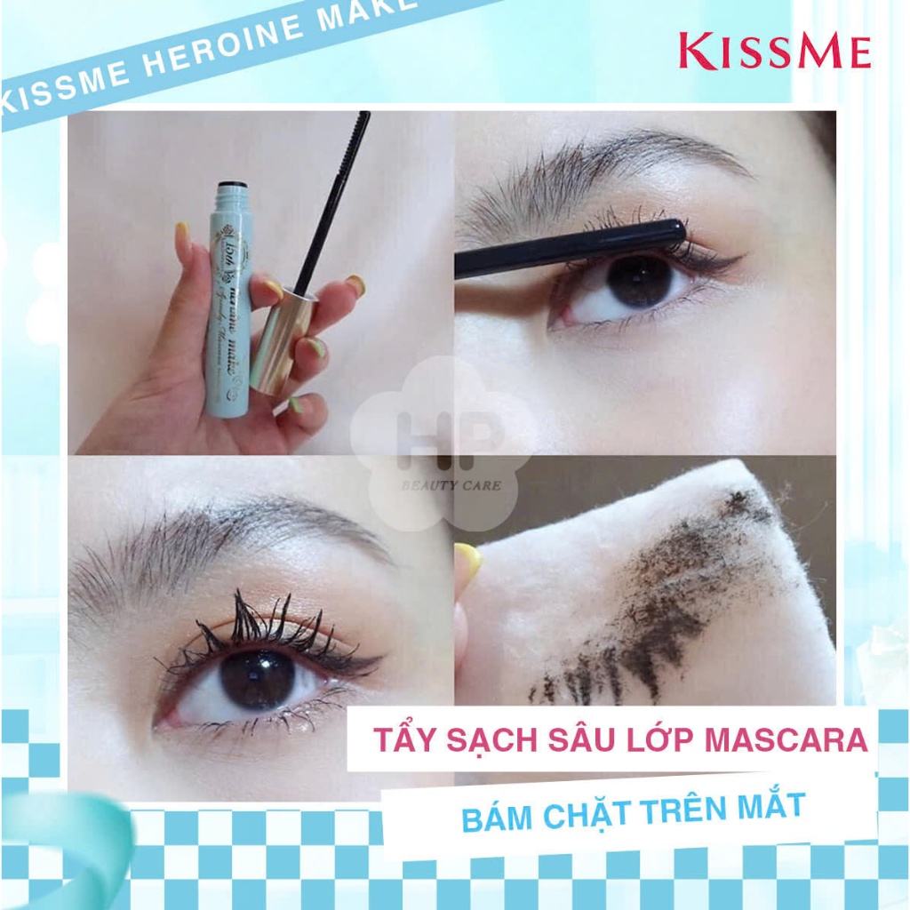 Mascara Tẩy Trang Mi Kissme Heroine Make (3 Loại Dung Tích)
