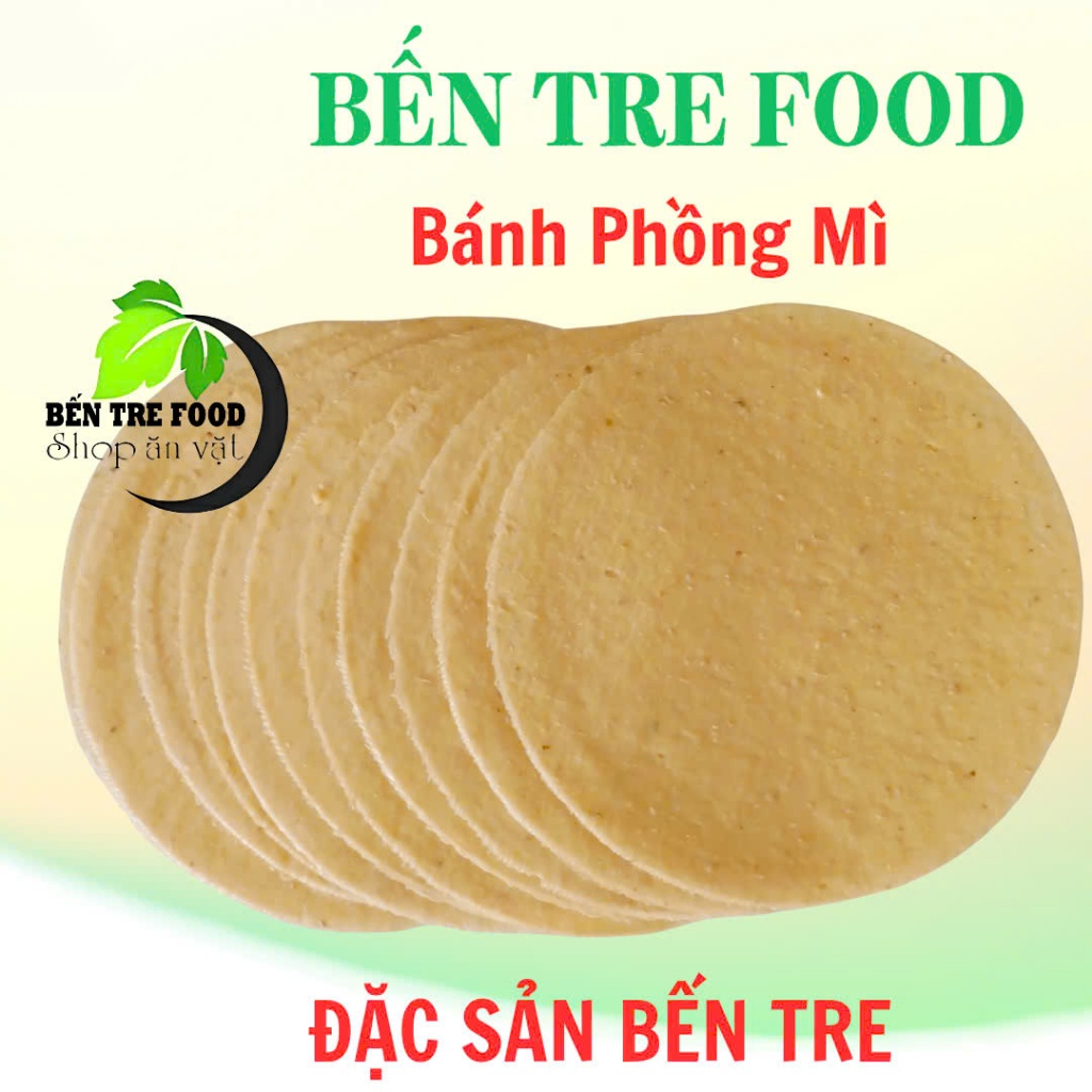 (QUÀ TẶNG) Bánh phồng mì vàng (bánh phồng Sơn Đốc) Đặc Sản Bến Tre