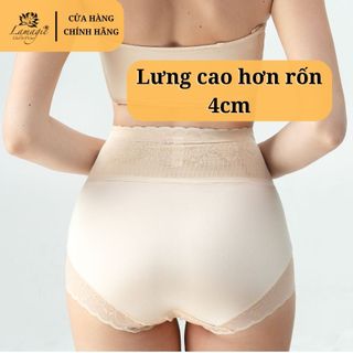 Quần Gel Giấu Mỡ Bụng QGEL-16 | Lưng Cao – Không Cuộn – Tôn Dáng Thon Gọn – Lamagie Chính Hãng
