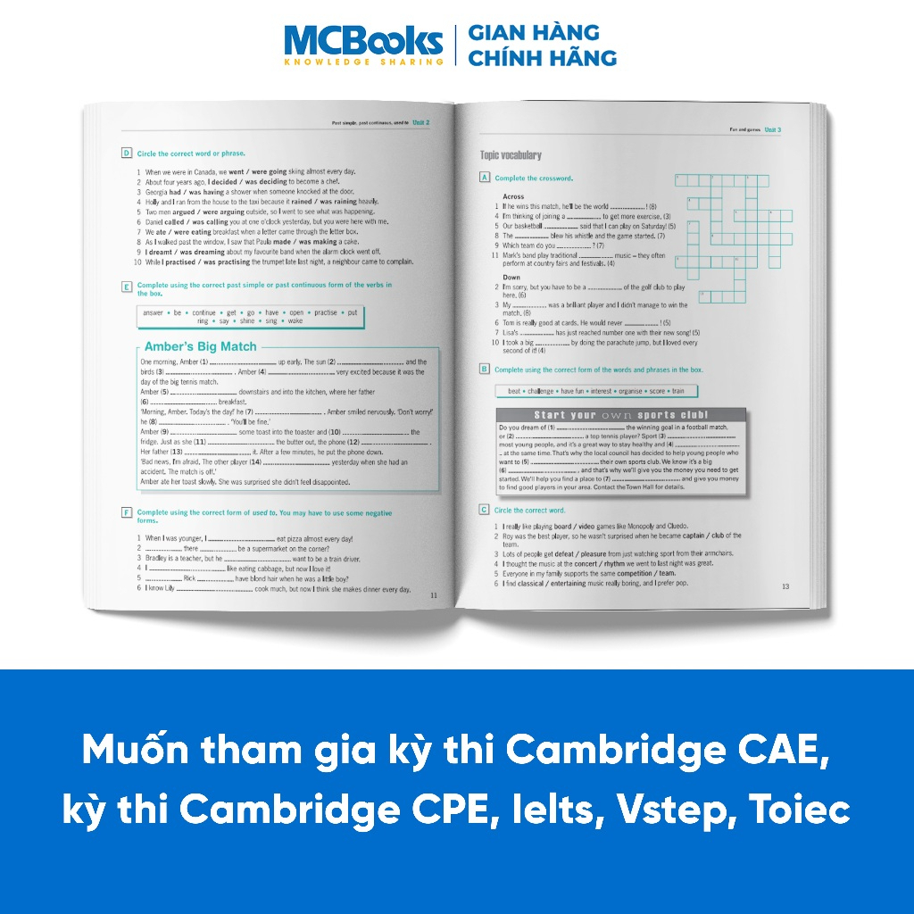 Combo Sách - Destination B1 & B2 Grammar and Vocabulary - Phiên bản mới 2024 MCBooks