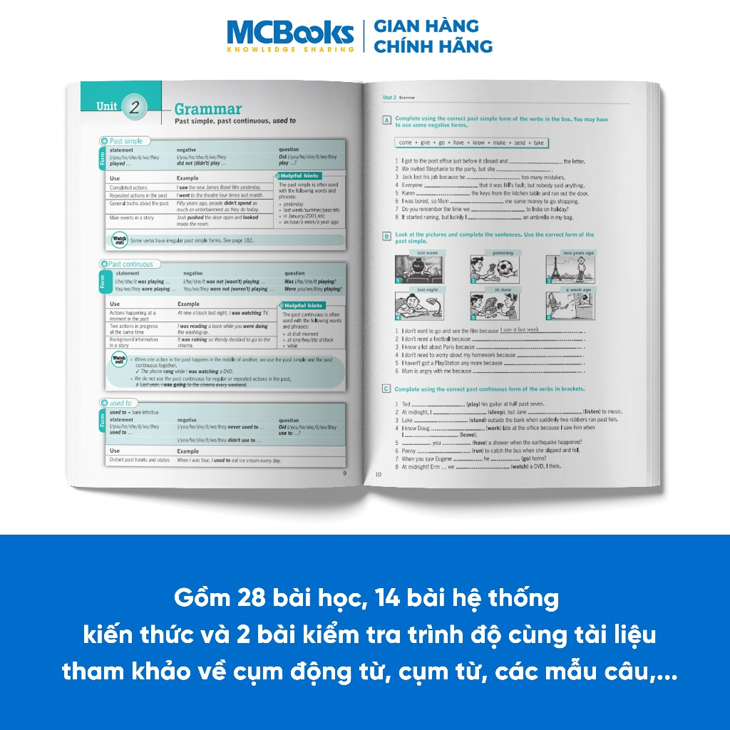 Combo Sách - Destination B1 & B2 Grammar and Vocabulary - Phiên bản mới 2024 MCBooks