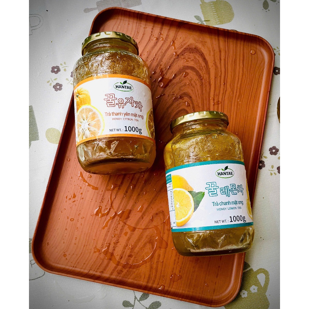 Combo Trà Bưởi(Vị nhẫn đắng) & Chanh Dây Mật Ong Hàn Quốc