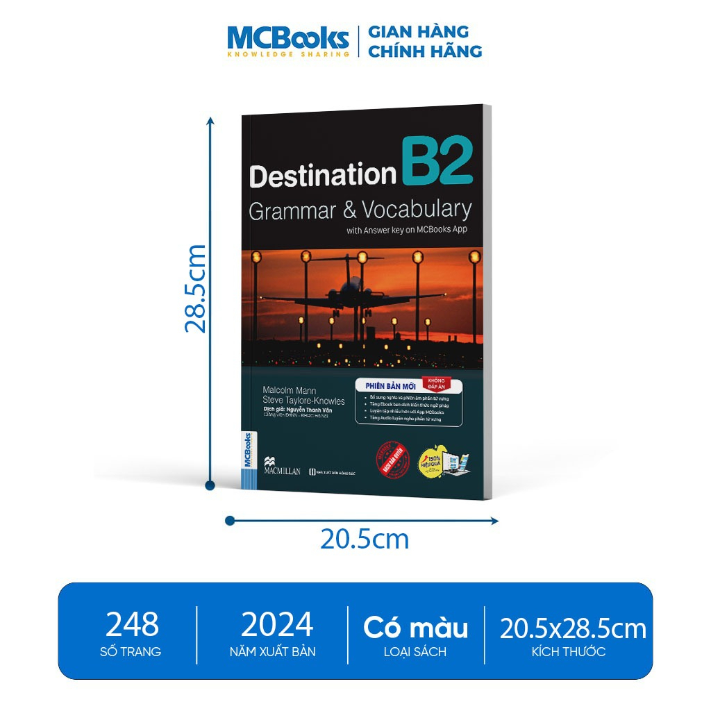 Sách - Combo Luyện Thi Chứng Chỉ Tiếng Anh Trình Độ B2 - Destination B2 + VSTEP B2