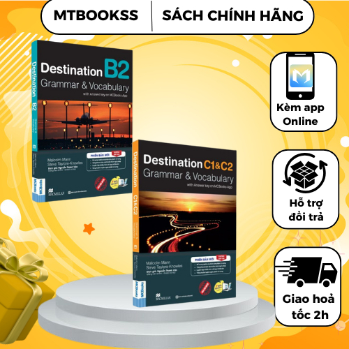 Sách - Combo Destination B2 + C1 & C2: Grammar and Vocabulary - Phiên Bản Đáp Án Trên Ap.p