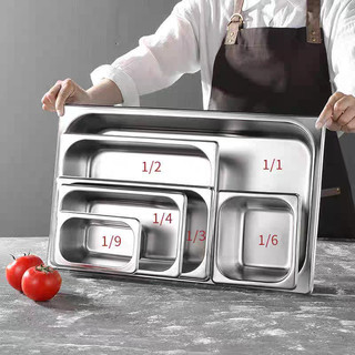 khay inox đựng thức ăn 1/1,1/2 có nắp-khay buffet đựng thức ăn, khay topping.