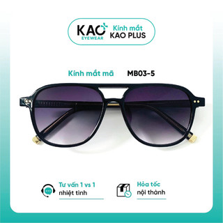 Kính mát nam thời trang KAO PLUS chống nắng chống tia UV400 bảo vệ mắt MB03-5