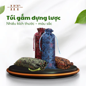 Túi gấm thơm đựng lược, trang sức làm quà tặng, trang trọng, lịch sự - Mỹ Nghệ Dưỡng Sinh HT