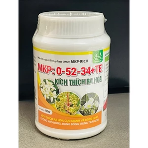 Phân Bón MKP 0-52-34+TE - K.ích Th.ích ra hoa đồng loạt, Chống Rụng bông, rụng trái- Hủ 100gr