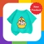 Áo Thun Cotton Bé Unisex – Hình Shin Dễ Thương Mặc Bộ Gà Vàng, Mặc Hè Siêu Mát, Dễ Phối Đồ (M 246)