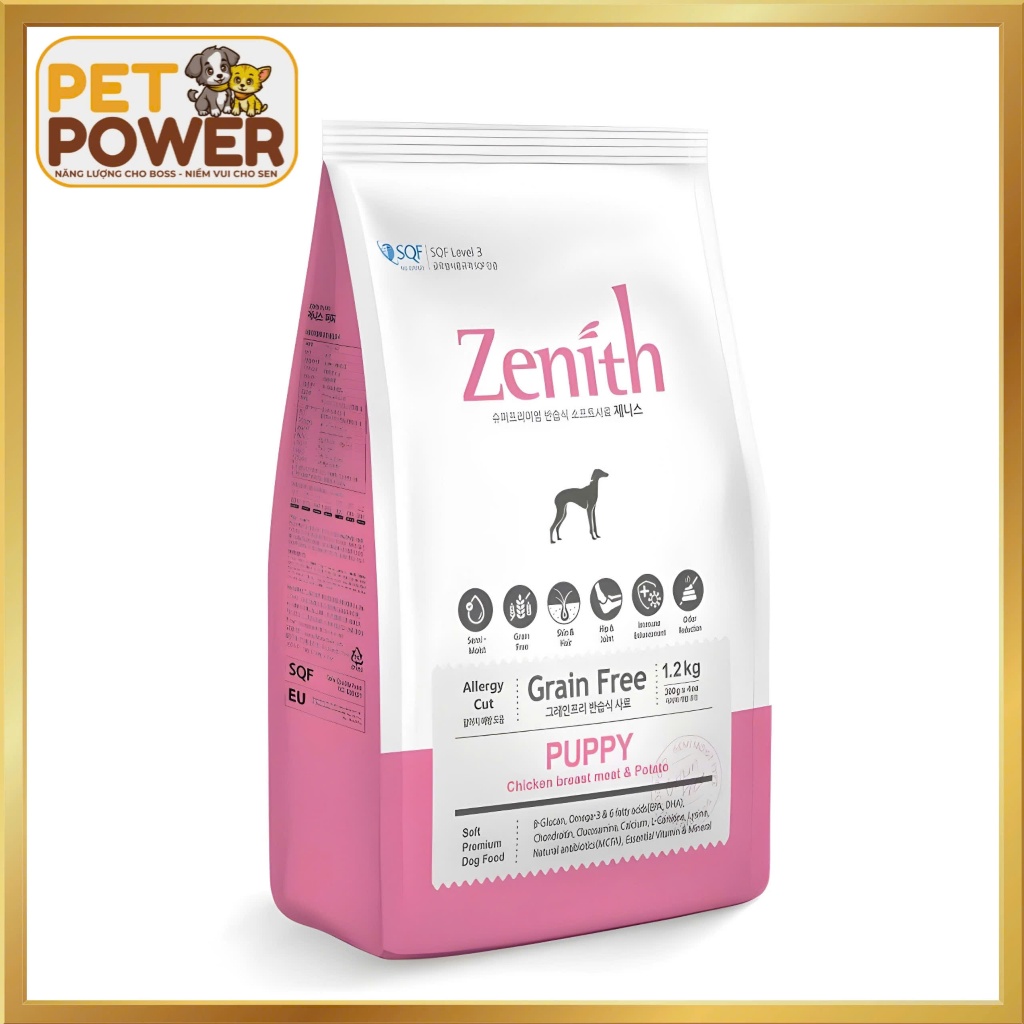 THỨC ĂN HẠT MỀM ZENITH CHO CHÓ CON - Thuộc dòng sản phẩm cao cấp