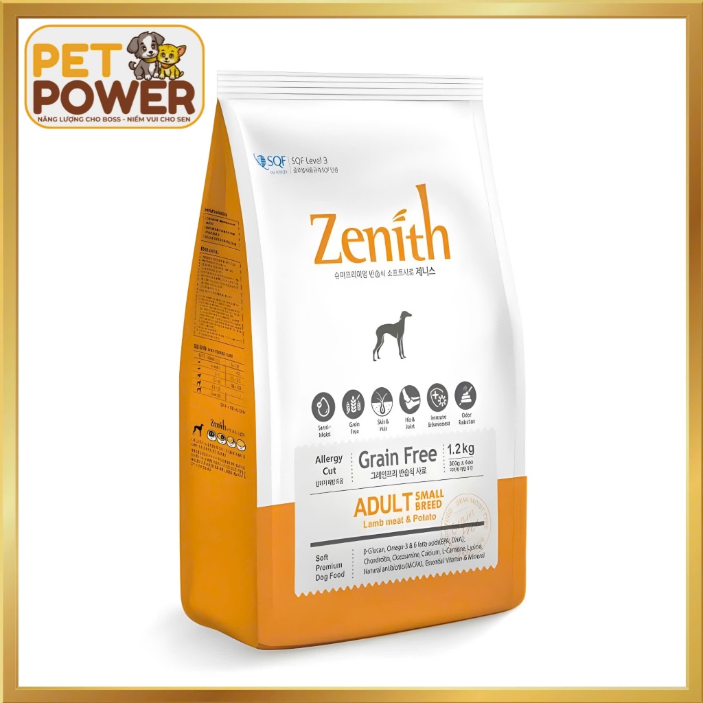 Thức Ăn Hạt Mềm Zenith Cao Cấp Cho Chó Trưởng Thành - Hỗ Trợ Tiêu Hoá