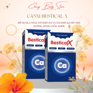 Canxi Bestical X - Canxi sinh học dạng viên trẻ từ 8 tuổi hộp 30 viên