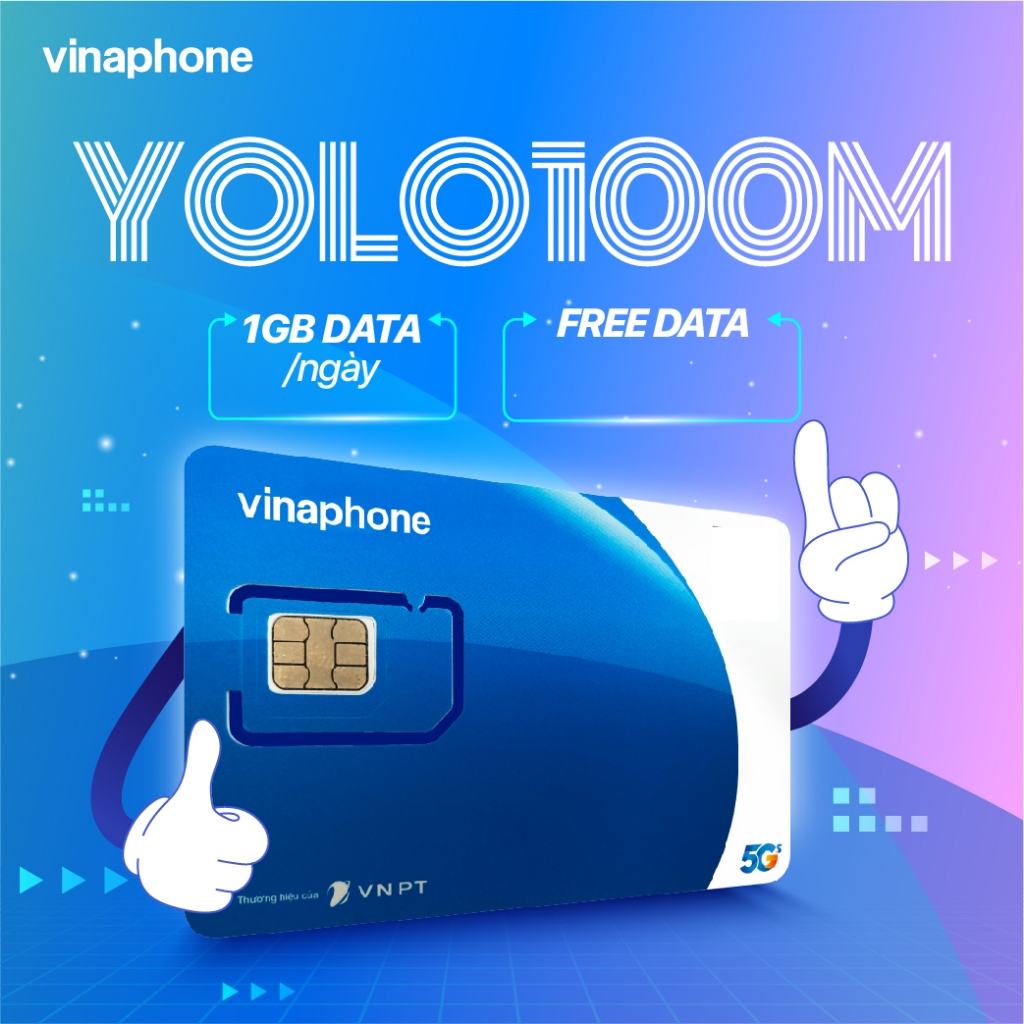SIM kèm gói cước 4G VinaPhone YOLO100M 1GB/Ngày+Free Data Y/FB/T/myTV 1 ...