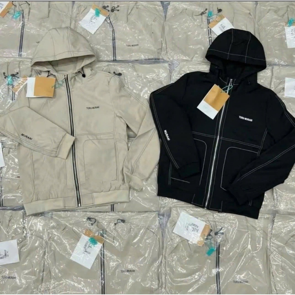 Áo Khoác Gió Chỉ Nối Cao Cấp Dày Dặn Nam Menswear Có Túi Có Cổ Jacket